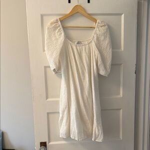 & Other Stories Puff Sleeve Mini Dress